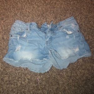 Light blue shorts